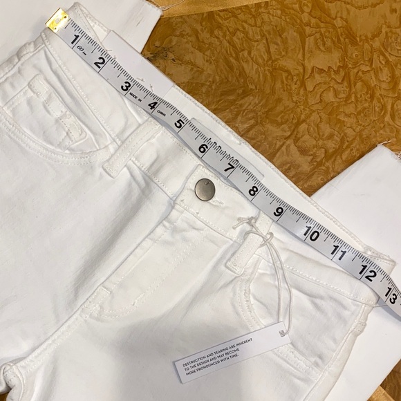 NWT!! J Brand Distressed Mid Rise Skinny Capri Jeans Underexposed Size 24 - Picture 12 of 16